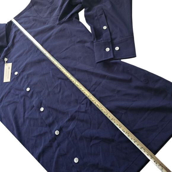 Nashie Navy blue Long sleeve button up shirt Men SZ XXL - Picture 5 of 5